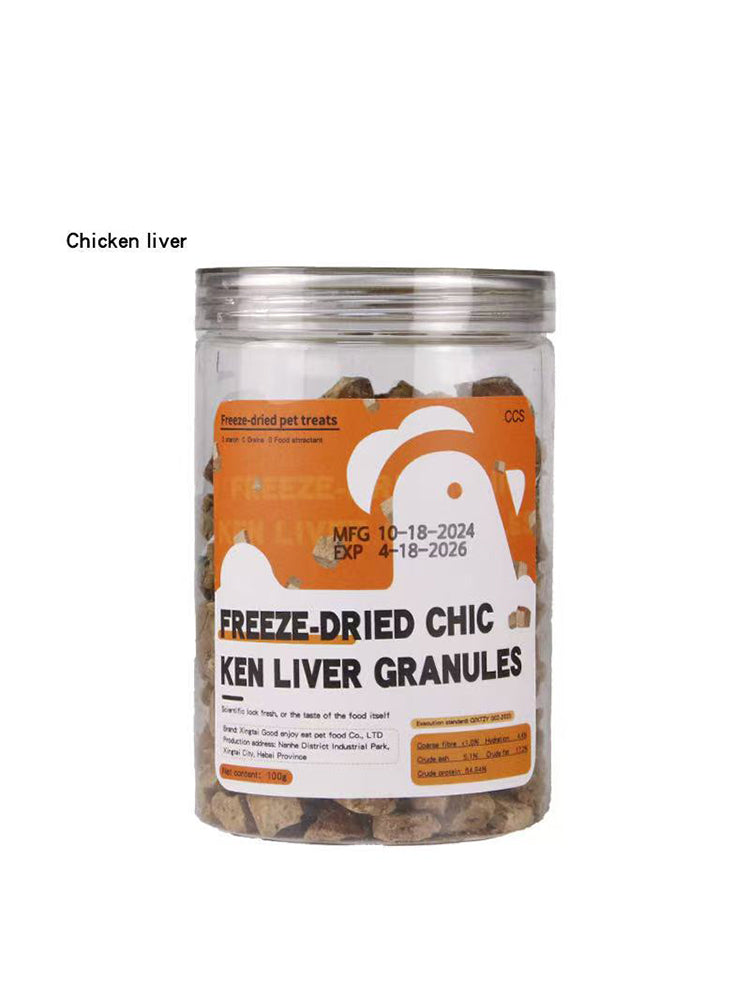 Chicken Diced Cat Food with Egg Yolk Crumble Pet Snacks