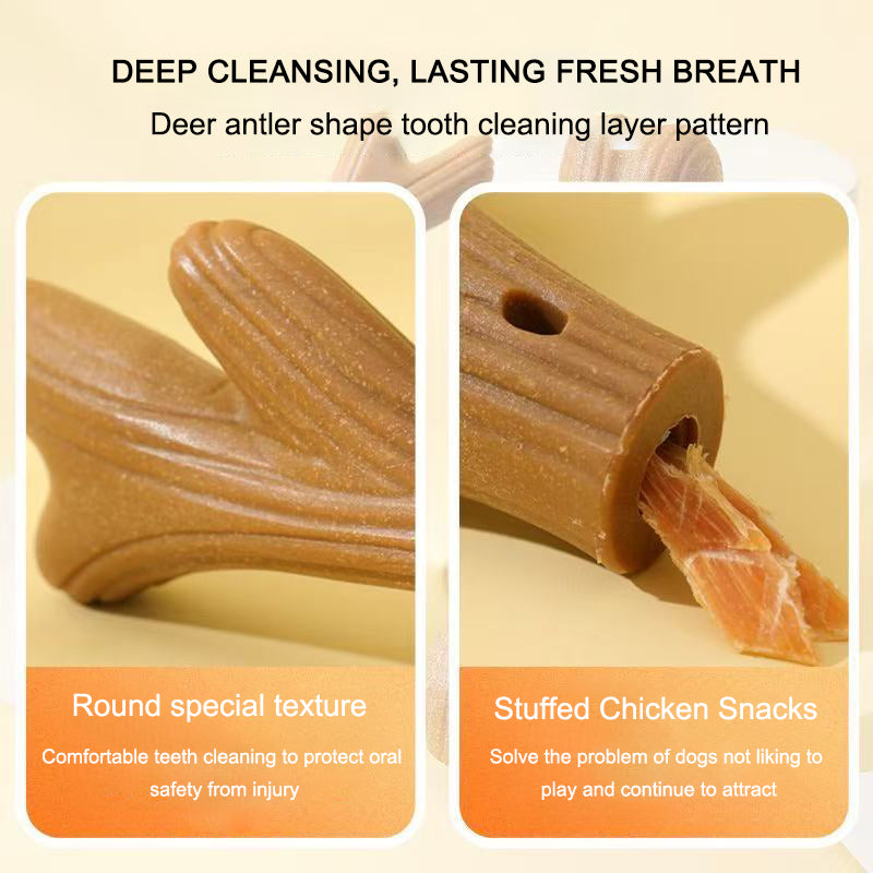 Dog Teething Toy Bones & Tooth Cleaning Sticks