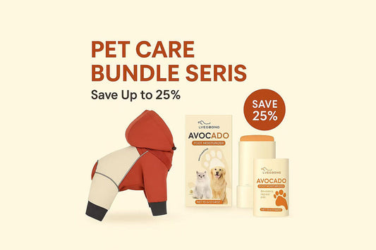 Pet Care Bundle: Dog Clothes + Pet Paw Balm for Winter Comfort