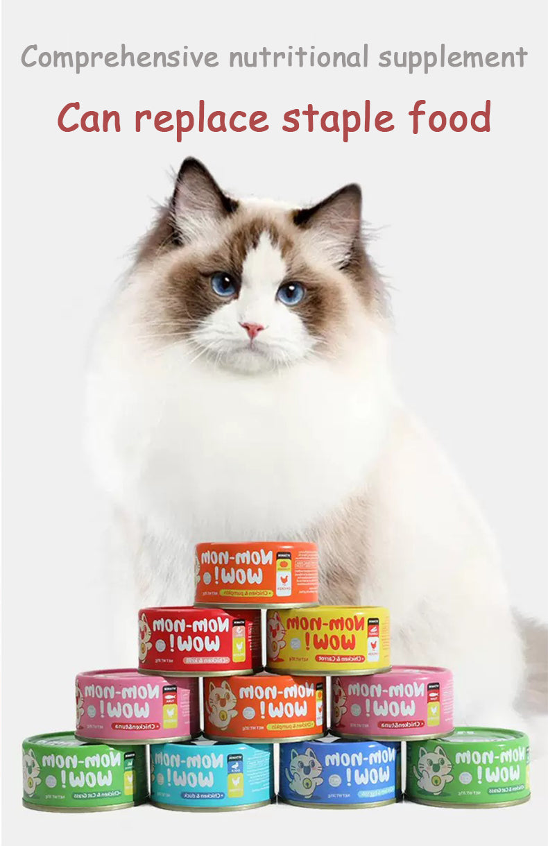 Cat Weight Gain Nutritious Wet Food Snack Cans