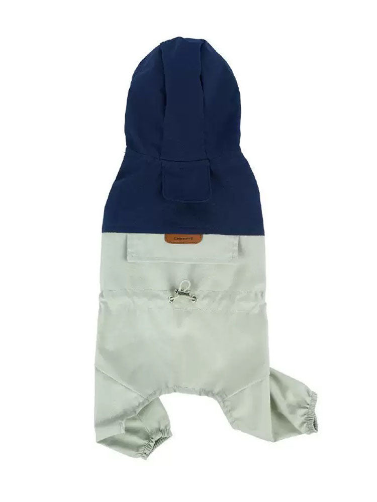 Four-legged Waterproof Raincoat Jacket Pet Hooded Raincoat