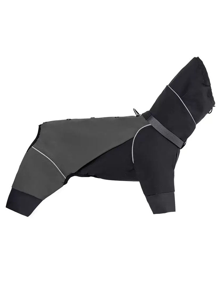 Dog Four-legged Raincoat Waterproof Wear-resistant Lightweight Jacket