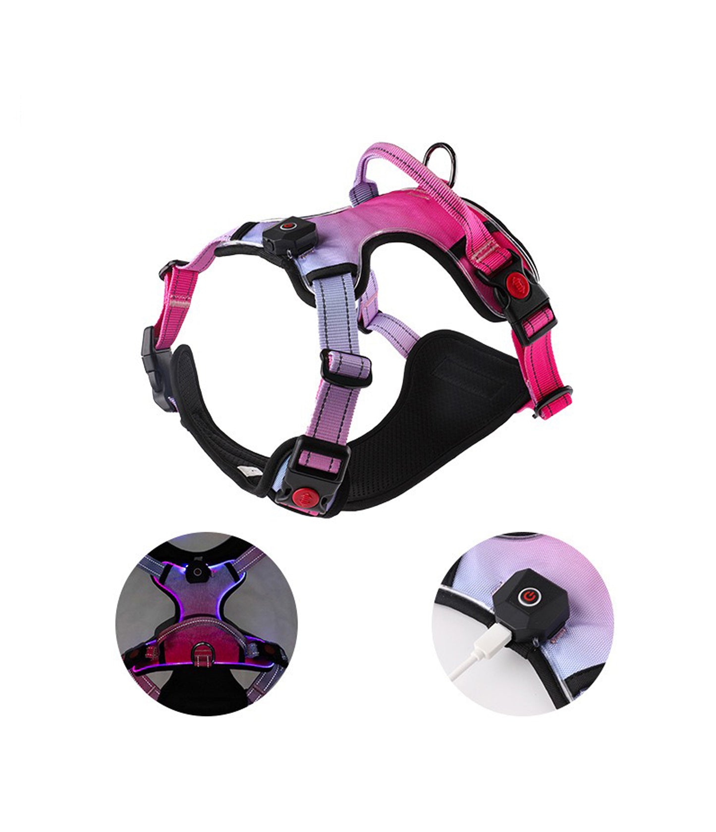 LED Chest Harness USB Charging