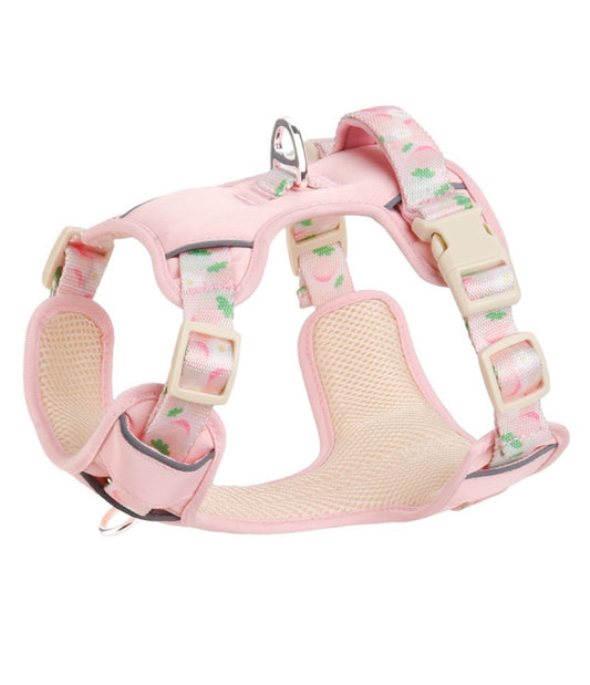 Dog Traction Rope Summer Vest Pet Harness Breathable Dog Rope Large  Medium And Small Dogs Corgi Bichon Outing Chain