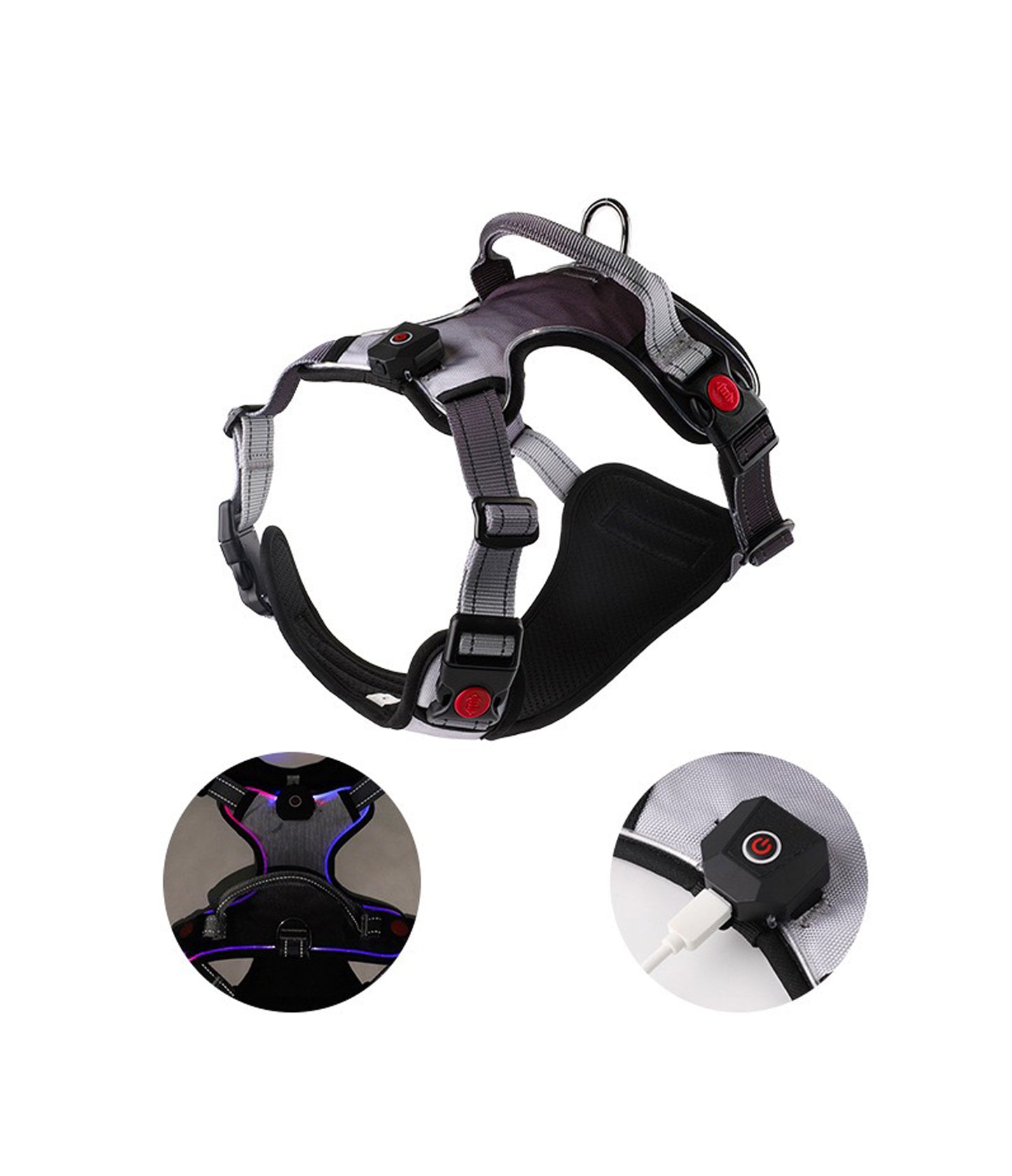 LED Chest Harness USB Charging
