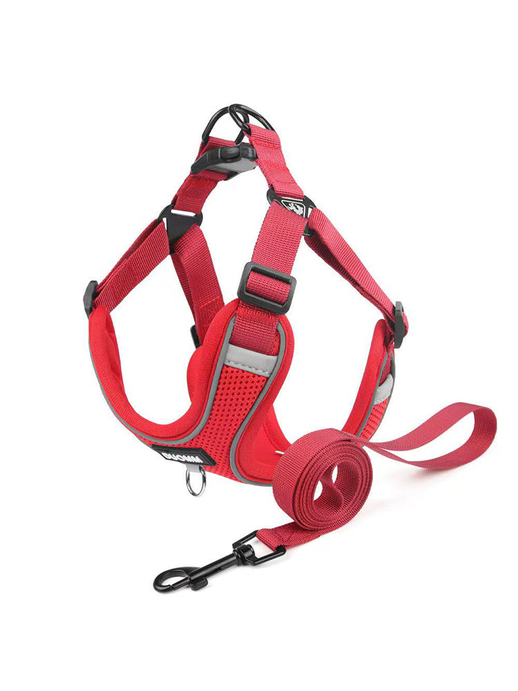 Dog Chest Vest Breathable Dog Walking Leash Quick Wear