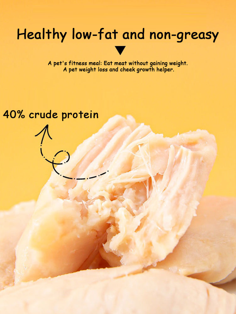 Dog Snacks Fish Oil Steamed Chicken Breast