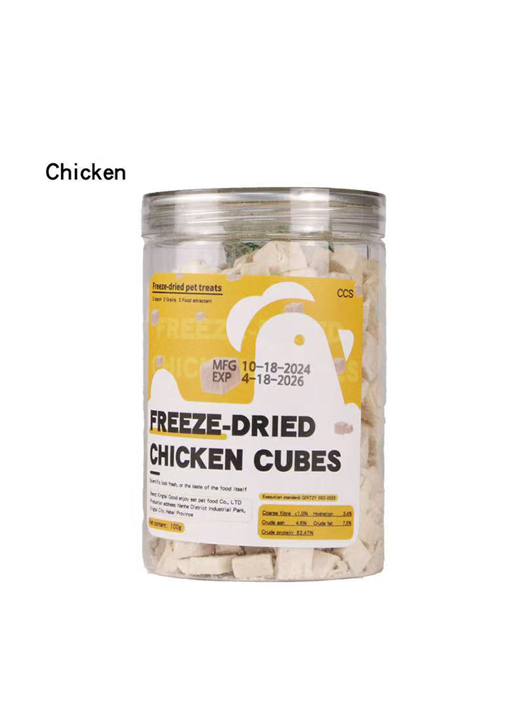 Chicken Diced Cat Food with Egg Yolk Crumble Pet Snacks