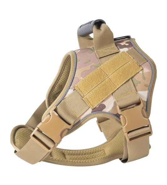 Dog Tactical Vest Vest Medium Large Dog Golden Retriever Samoyed German Shepherd Pet Quick Release Dog Training Chest Harness Traction