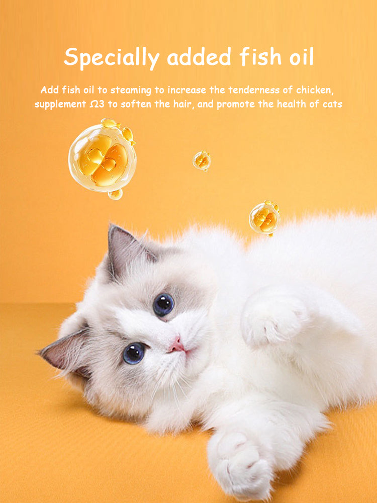 Dog Snacks Fish Oil Steamed Chicken Breast