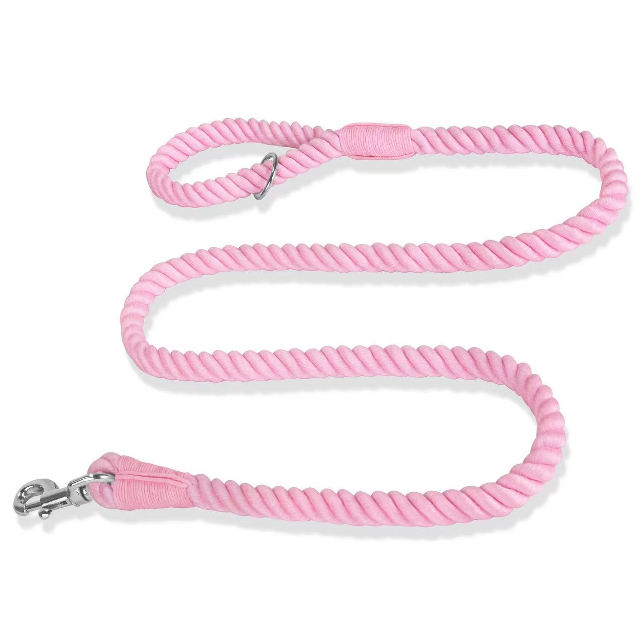 Heavy Duty Cotton P Slip Leash – Strong Rope Collar & Walking Lead for Big Dogs