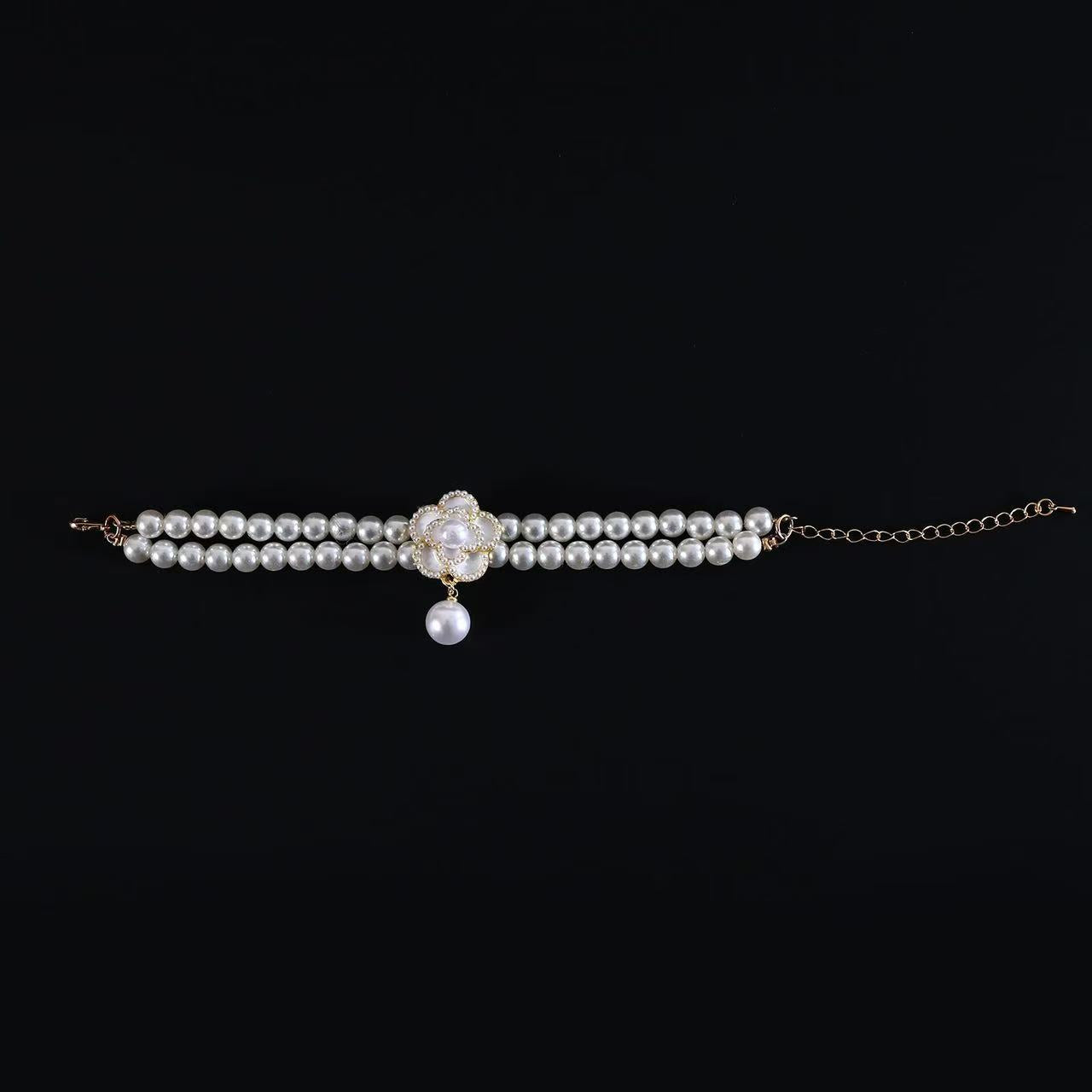 Pet Pearl Pendant Necklace Collar Accessories