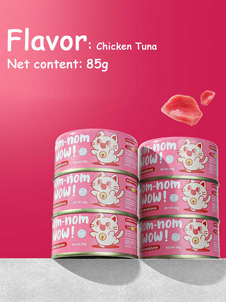 Cat Weight Gain Nutritious Wet Food Snack Cans
