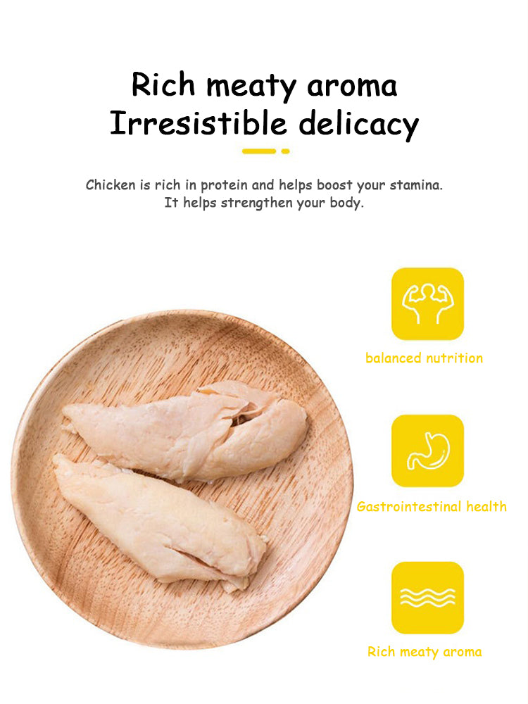 Dog Snacks Fish Oil Steamed Chicken Breast