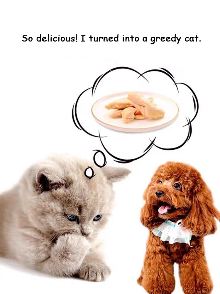 Dog Snacks Fish Oil Steamed Chicken Breast