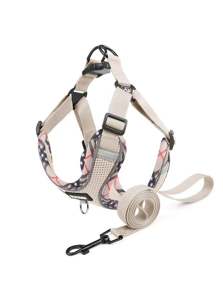 Dog Chest Vest Breathable Dog Walking Leash Quick Wear