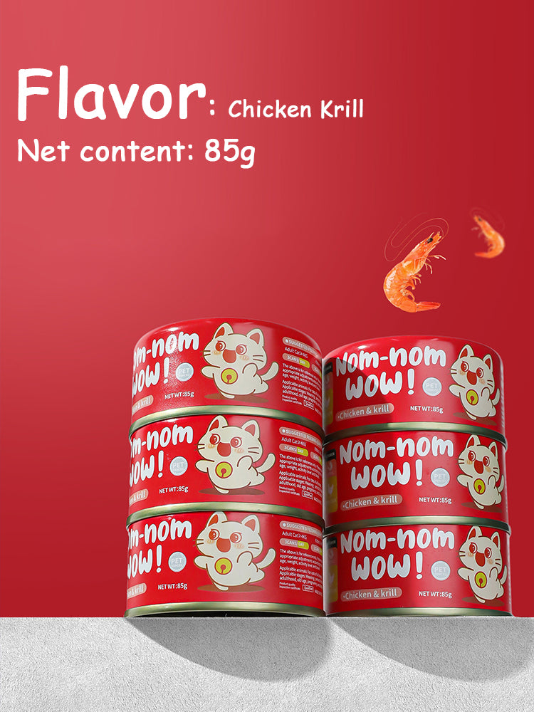 Cat Weight Gain Nutritious Wet Food Snack Cans