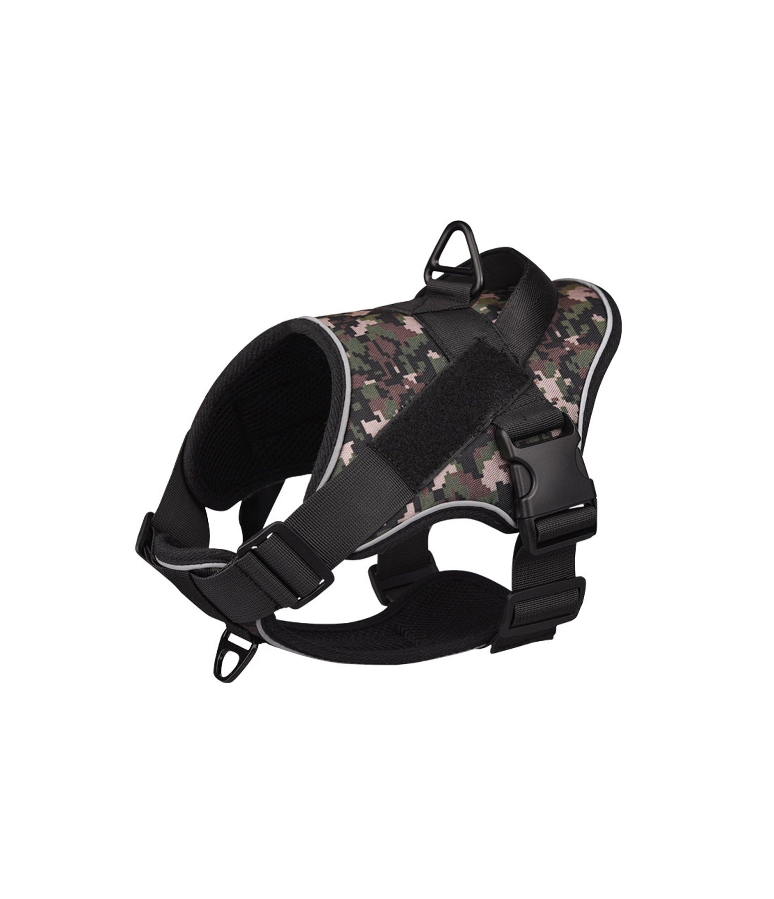 Dog Traction Rope Pet Chest Harness Explosion-Proof Tactical Outdoor Vest-Style Collar Adjustable Bold