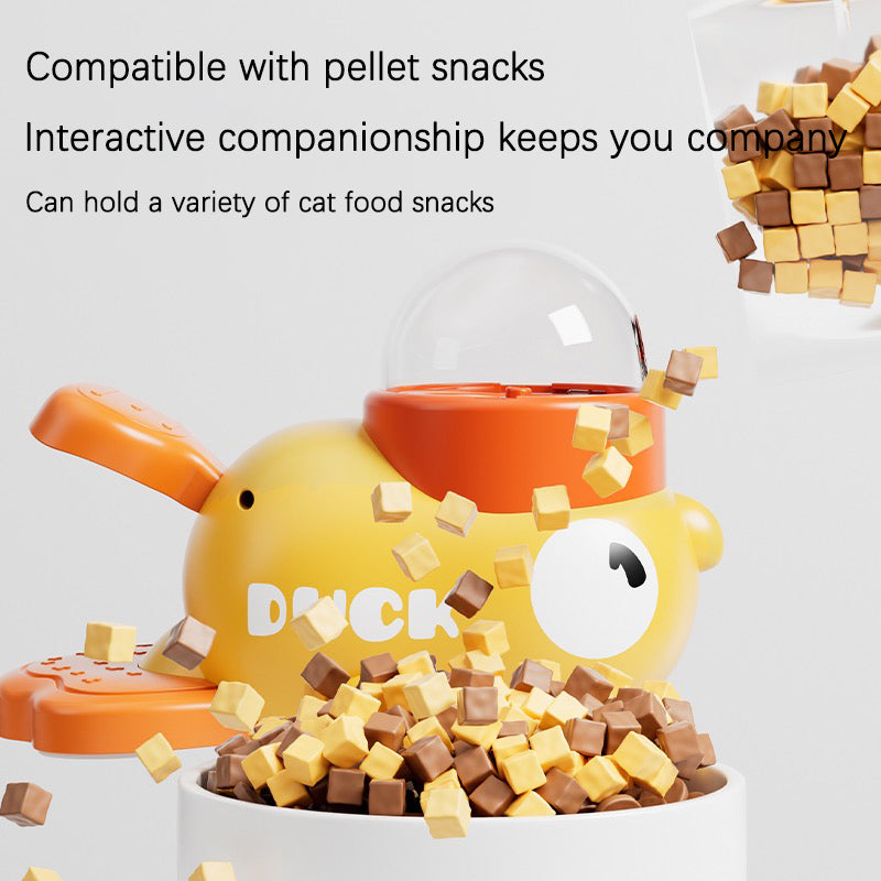 Dog Educational Little Yellow Duck Foot Feeder – Fun Training, Food Leakage Interaction, and Energy Consumption